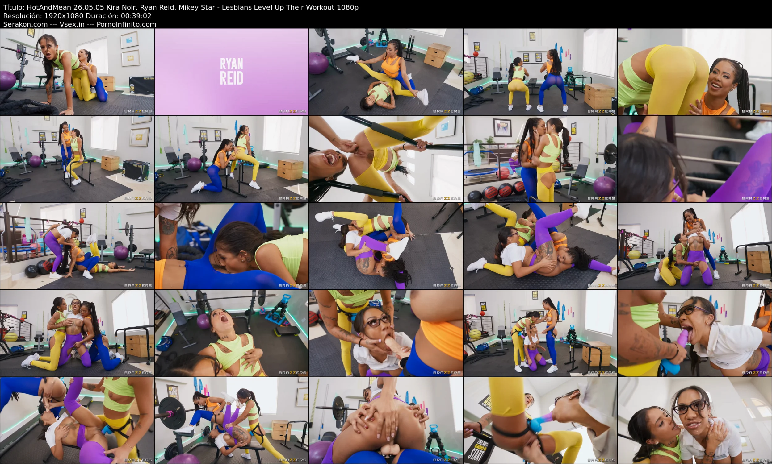 fotogramas del video Lesbians Level Up Their Workout 1080p